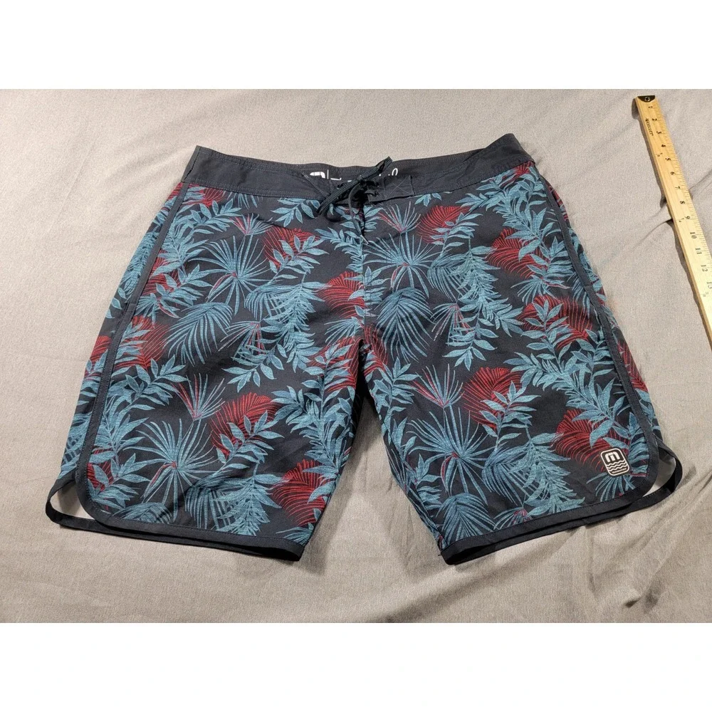Travis Mathew Party‎ Hearty Board Shorts Swim Trunks Mens 38x9 Pockets